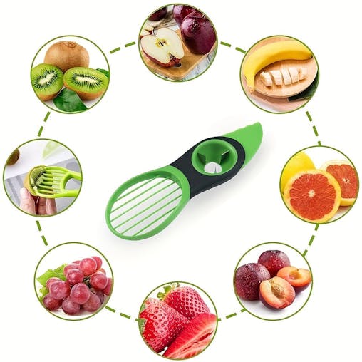 NNETM 3-in-1 Avocado Peeler, Slicer & Pitter