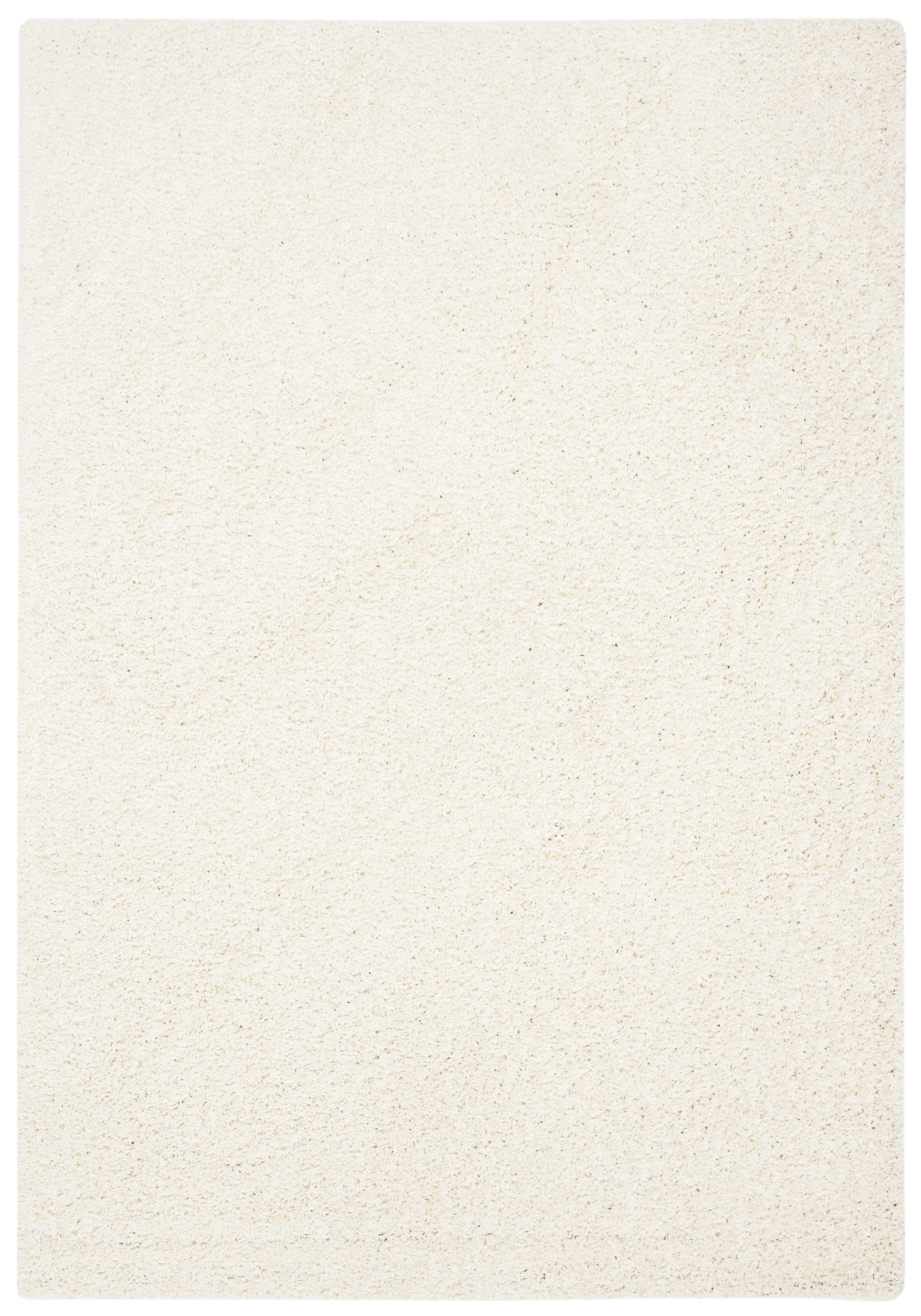 PRIMO SHAG - Tapis de salon interieur en  ivoire, 122 x 183 cm