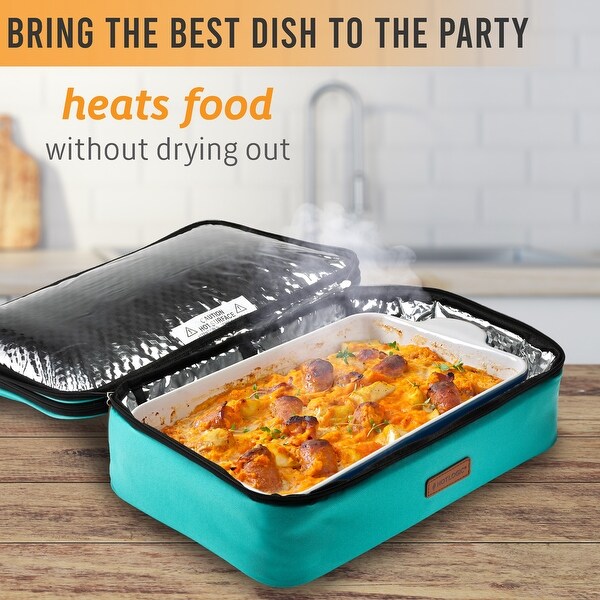 HOTLOGIC Portable Casserole Expandable Max Oven XP, Black