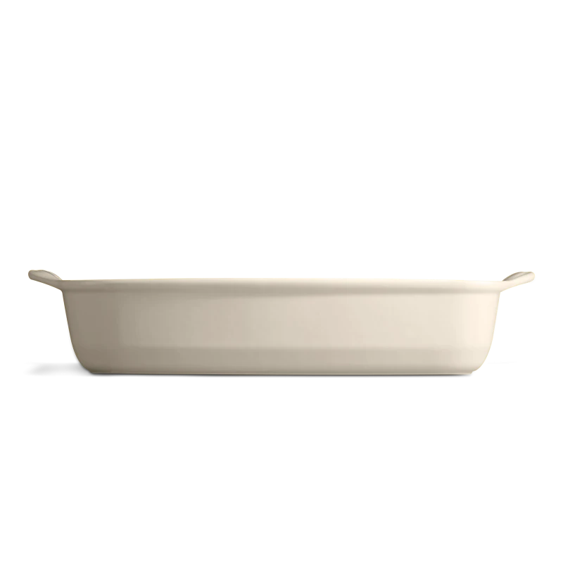 Grand Plat à Four Rectangulaire Plat Céramique 42,5 x 28cm | 4L | 10-12 pers