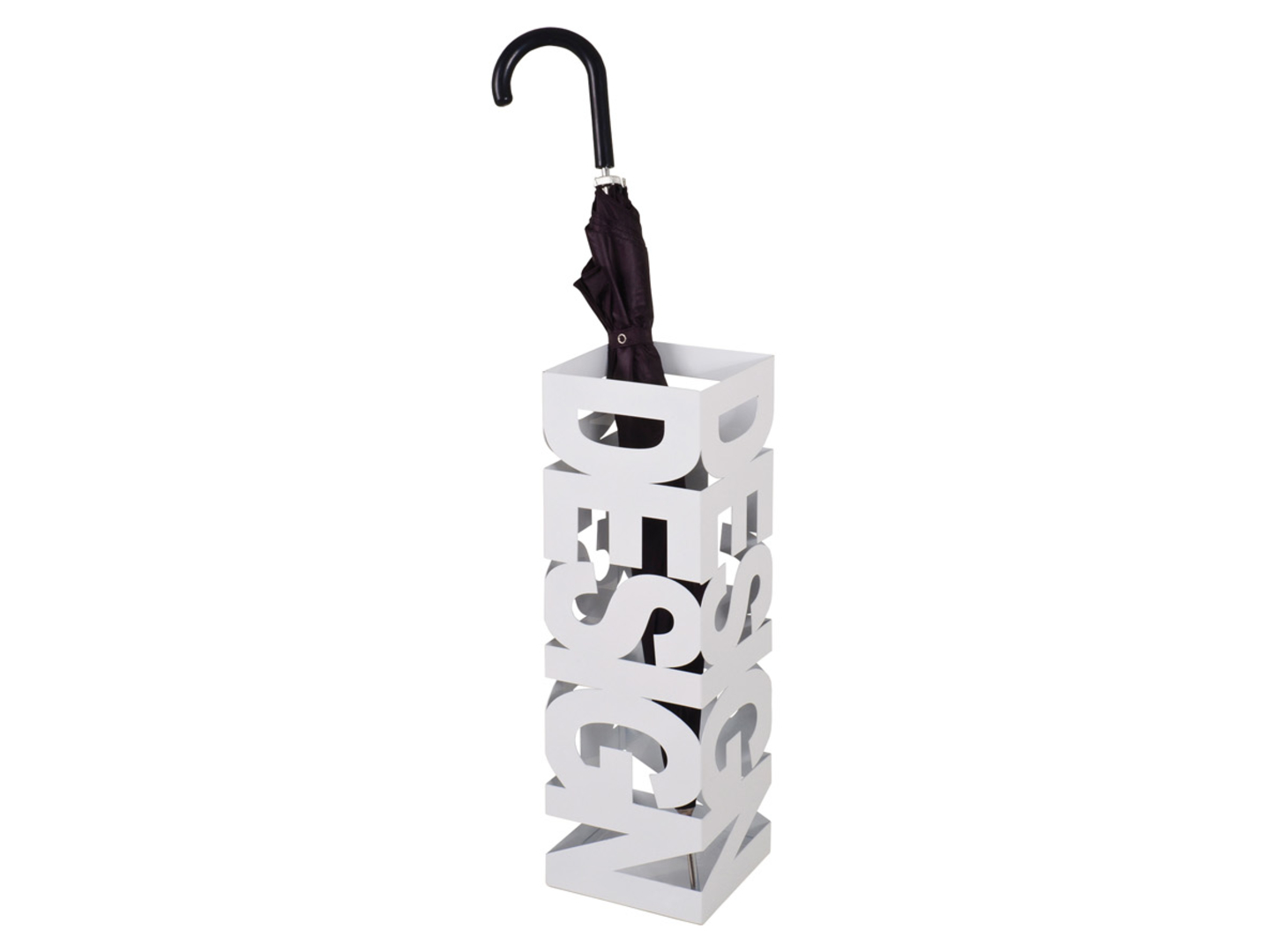 Stojak na parasole Design biały