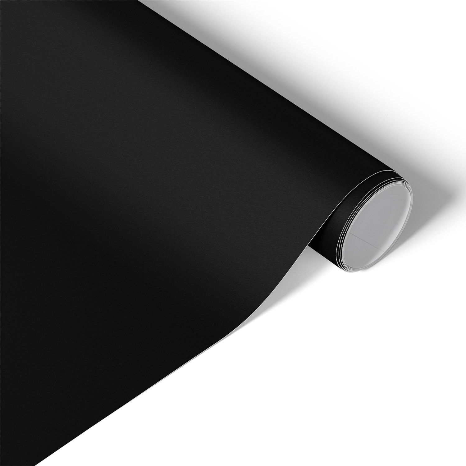 Folia meblowa Jednolita czerń 50x100 Okleina samoprzylepna Mat DIY