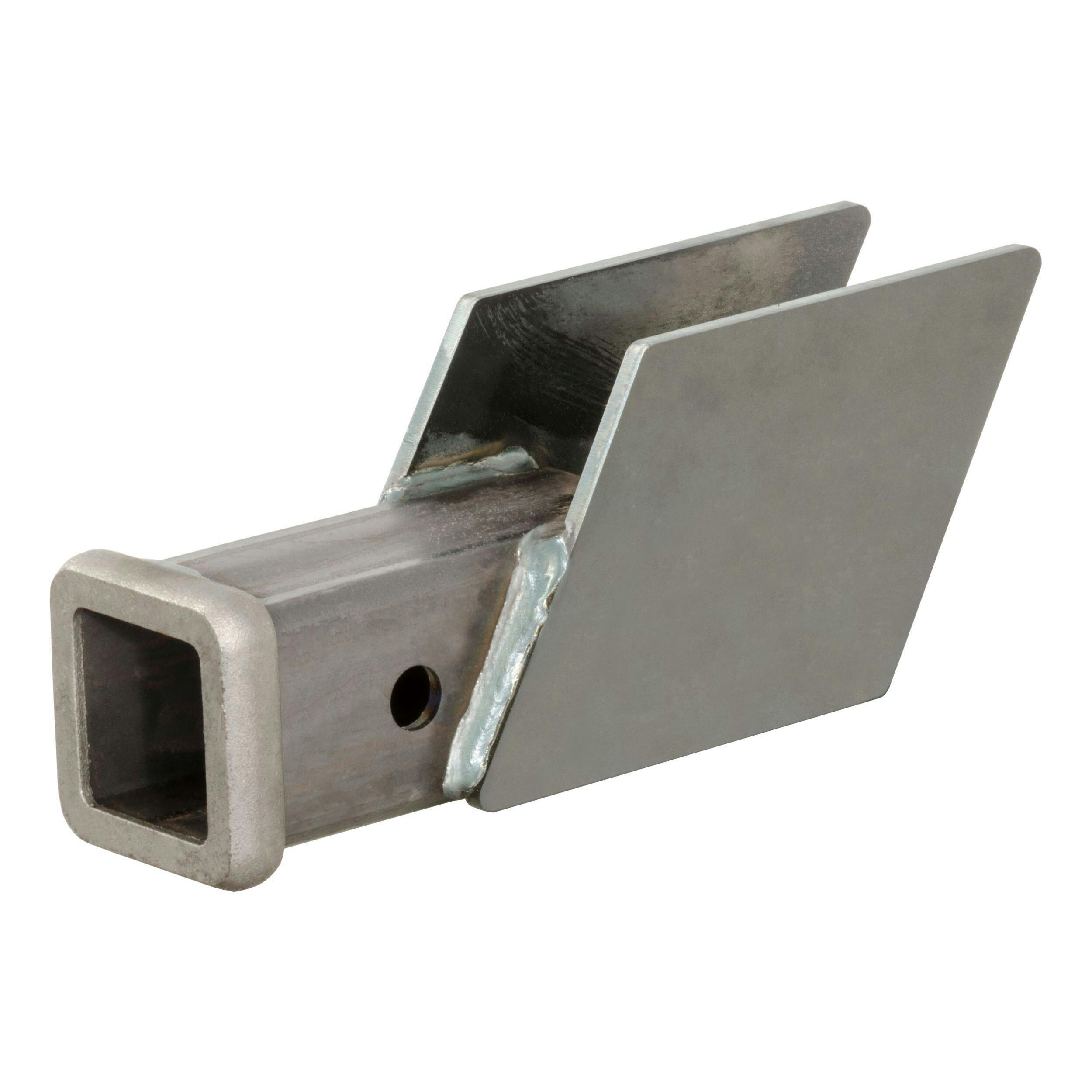 CURT Raw Steel Weld-On Hitch Box (2-in Receiver, 5,000-lb GTW)