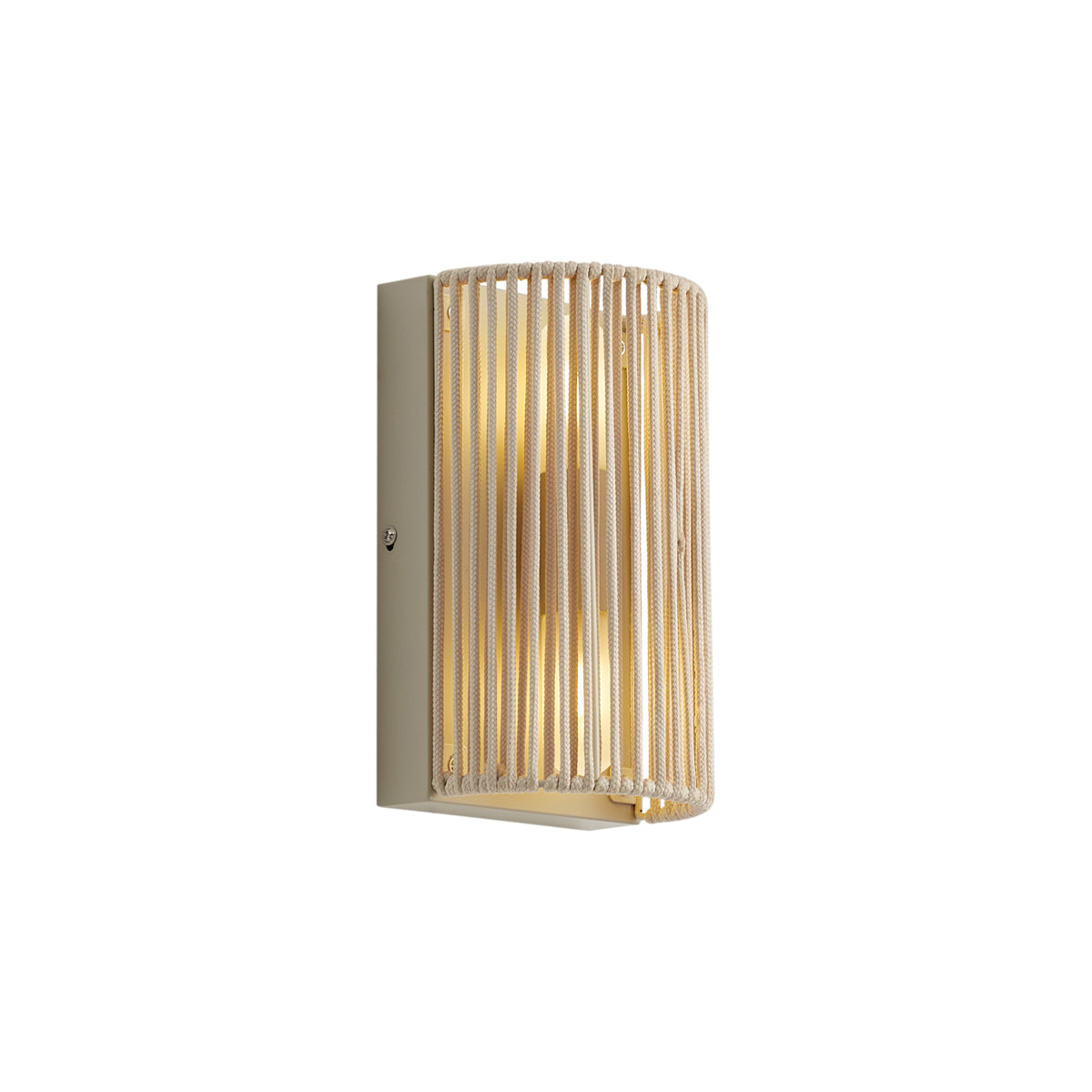 QAZQA Japandi wandlamp beige IP44 - Jayla