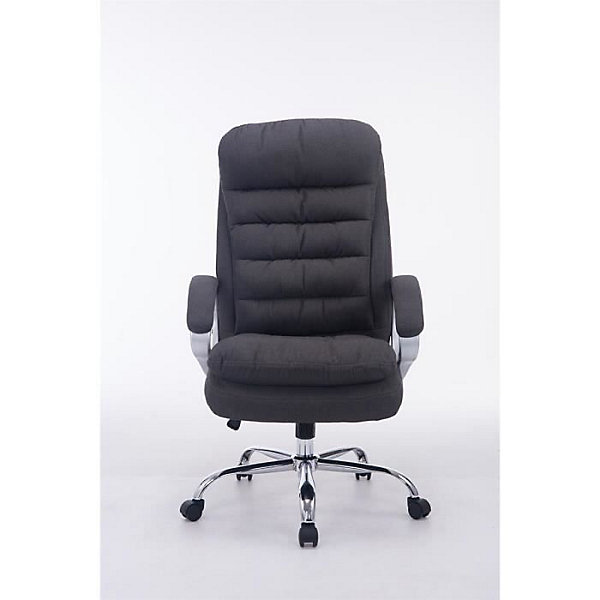 Fauteuil de bureau CLP Vancouver XXL Tissu Gris foncé 235 kg