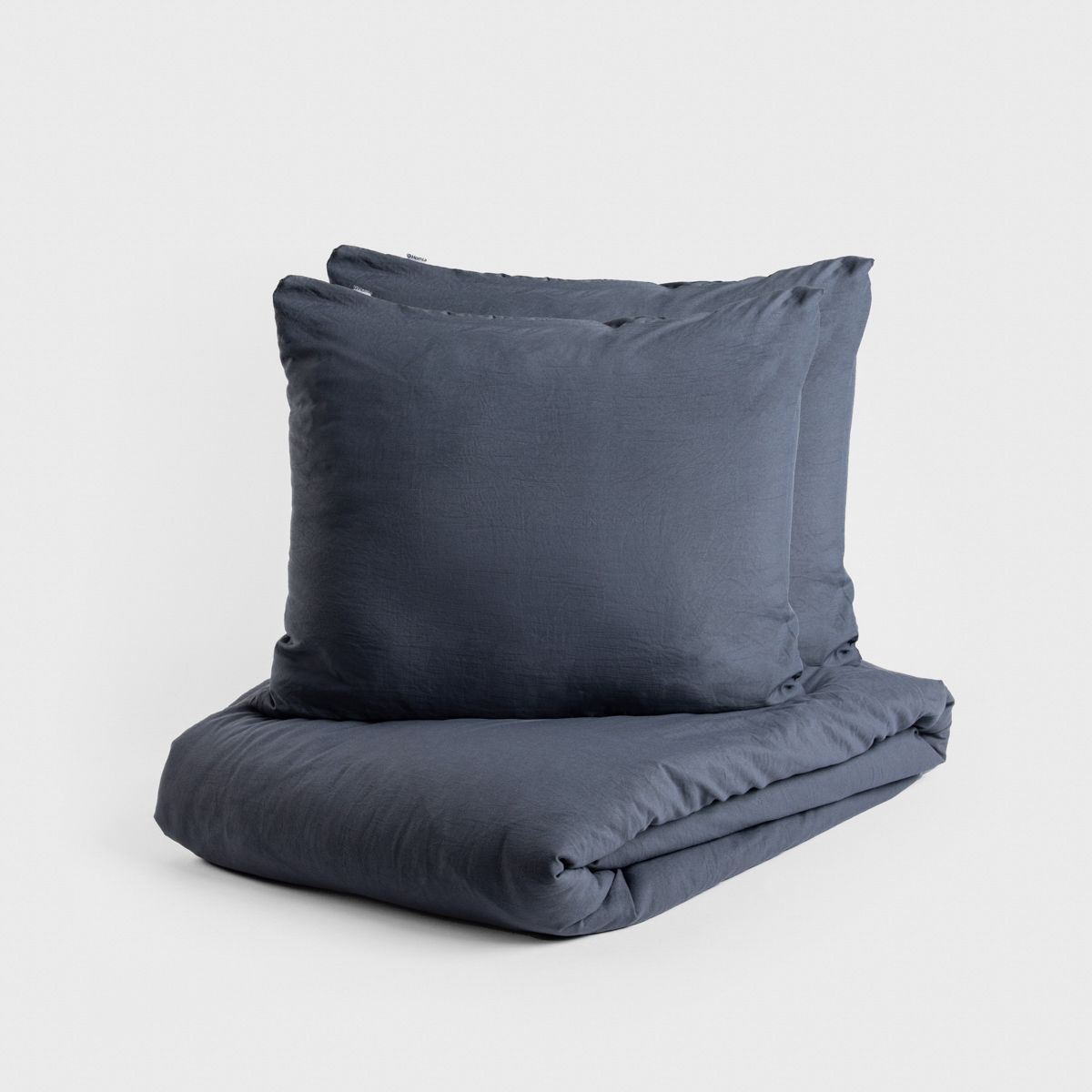 Pościel MAISY z pranej mikrofibry szara 140x200   1*50x60 cm