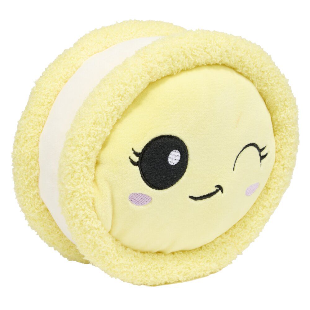 Peluche kawaii macaron Ø18x13cm (3 modèles)