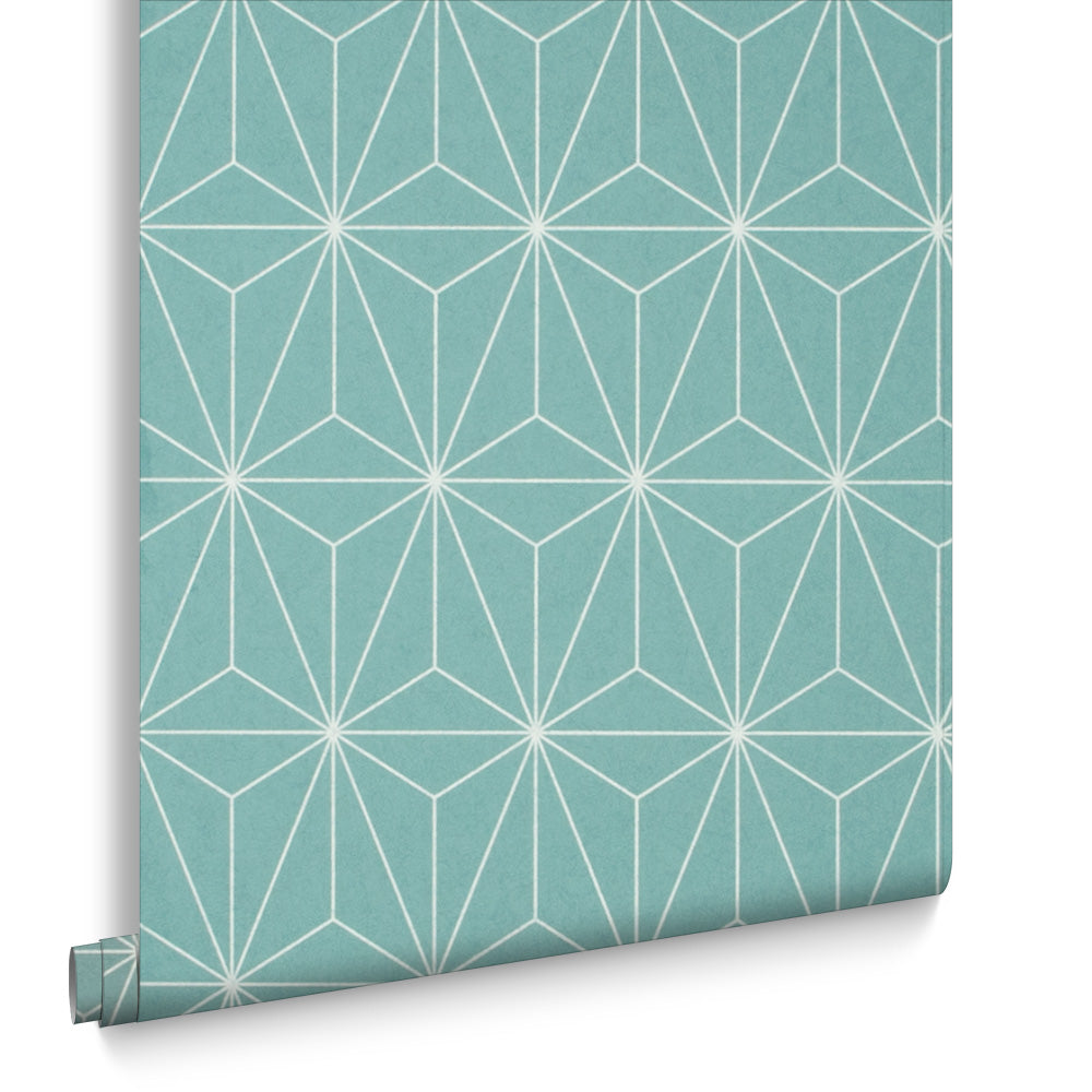 Graham & Brown Vliesbehang - Prism Mint - 10mx53cm