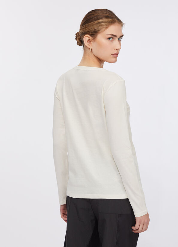 T-shirt in cotone con logo