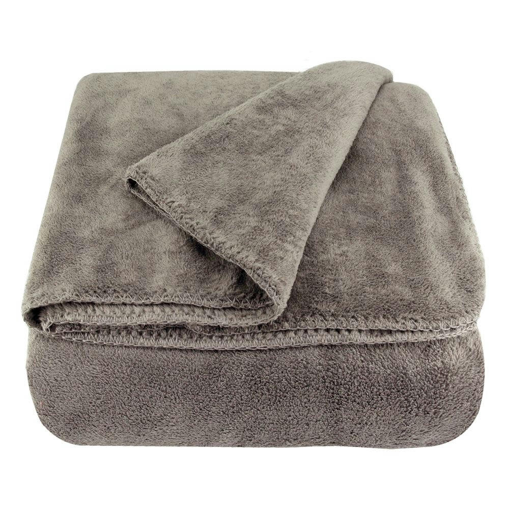 - Plaid taupe 150x230