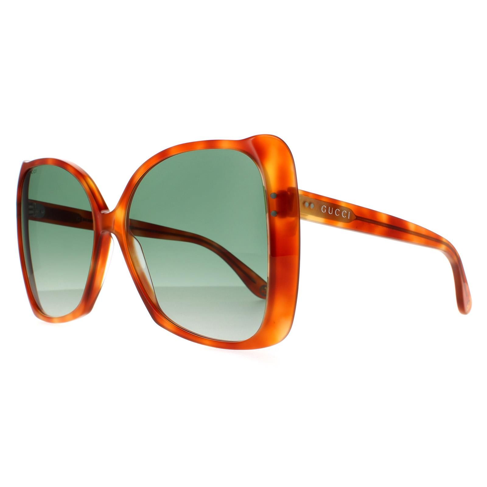 Gucci Fashion Havana Green Sunglasses
