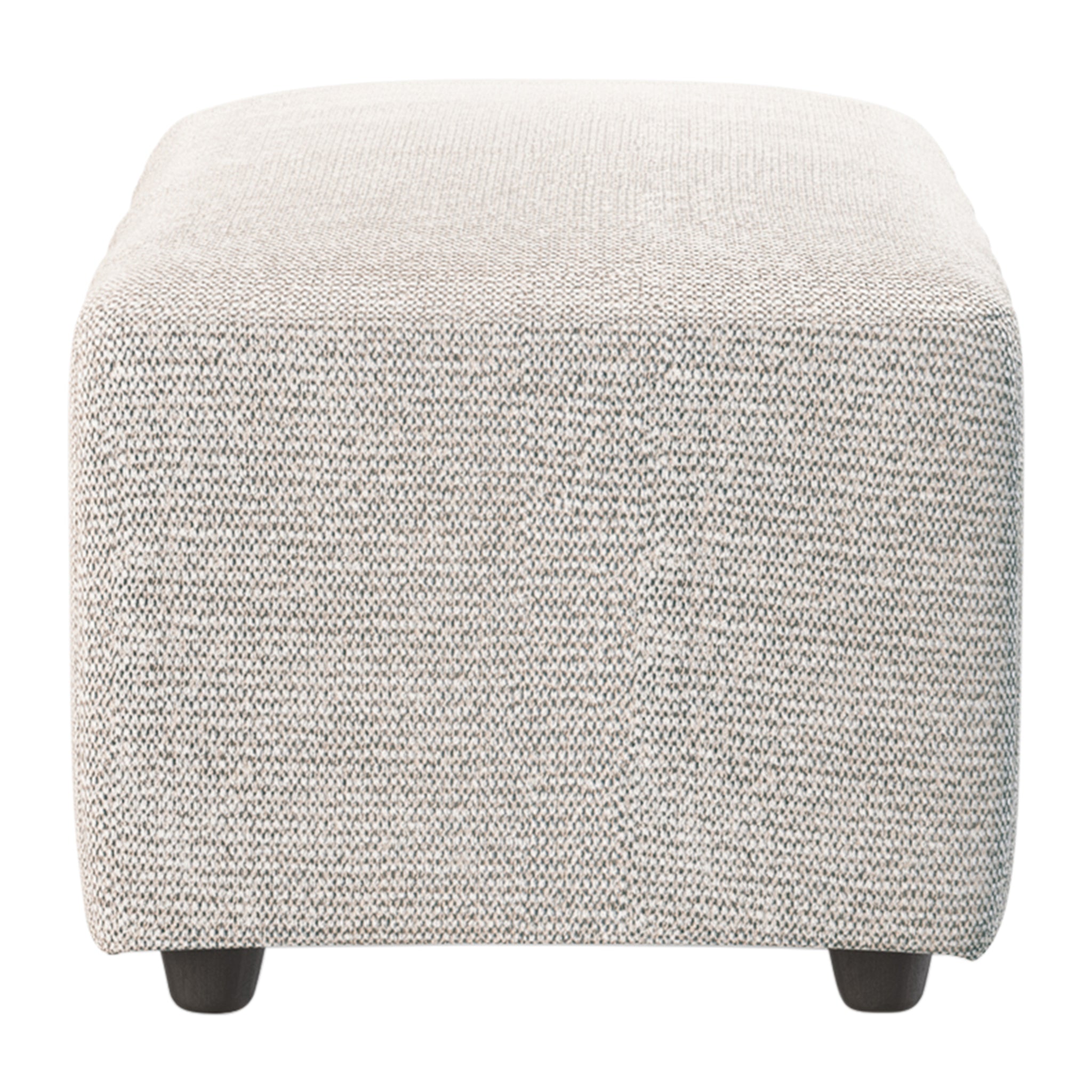 HKliving Jax Bank Element - Hocker Small - Geweven Stof - Naturel Mela