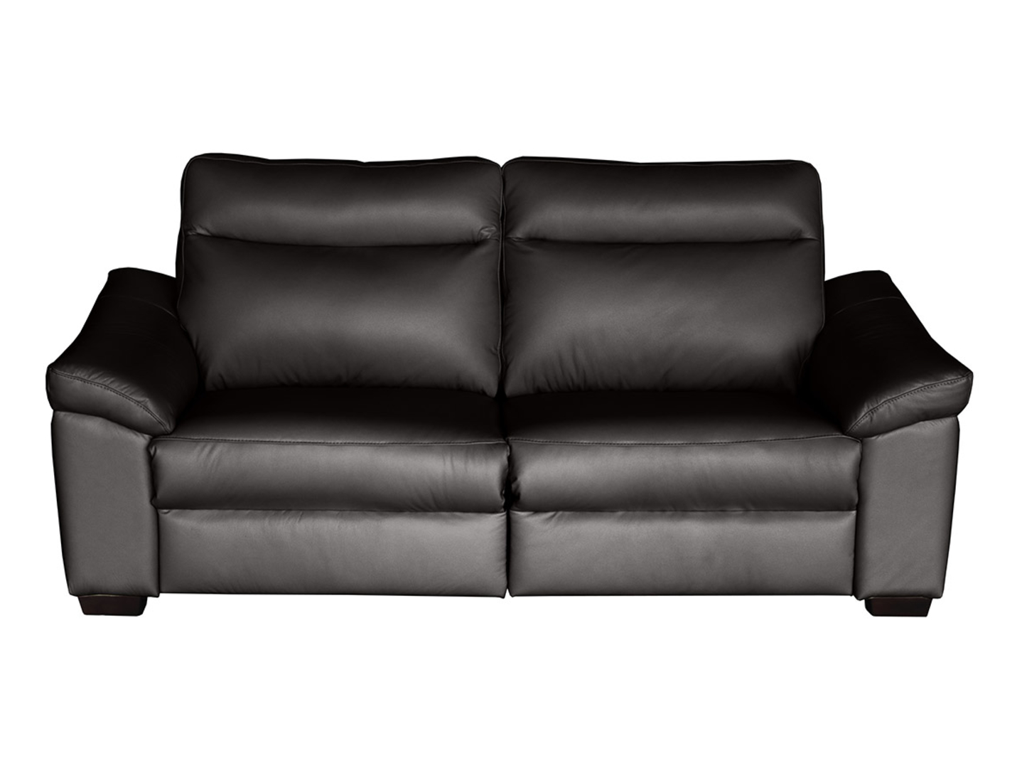 Sofa trzyosobowa Dublin z funkcją relaks skóra brązowa
