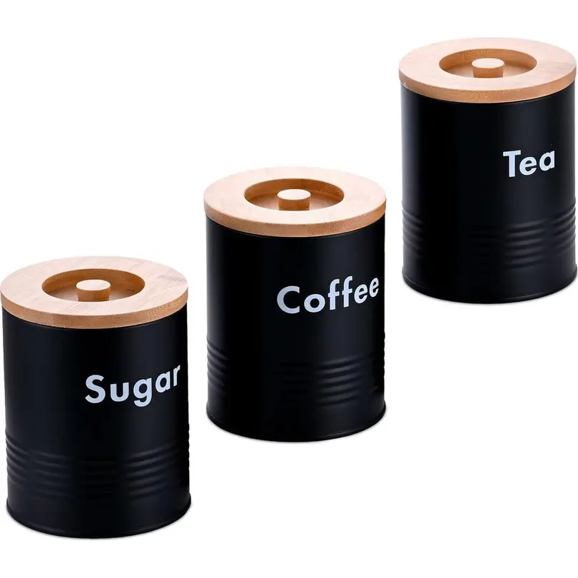 Vorratsdose 3er-Set Kaffee, Tee und Zucker