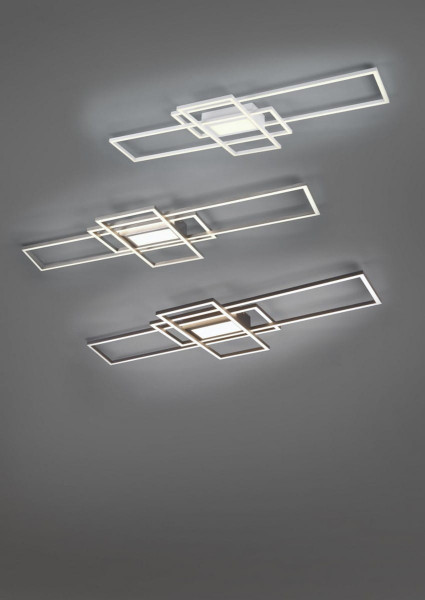 Lampa sufitowa IRVINEantracytowo-biała LED 60W 6500lm IP20 Trio