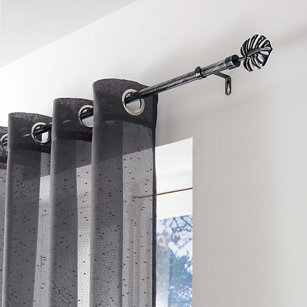 Kit de tringle à rideaux extensible Feuille