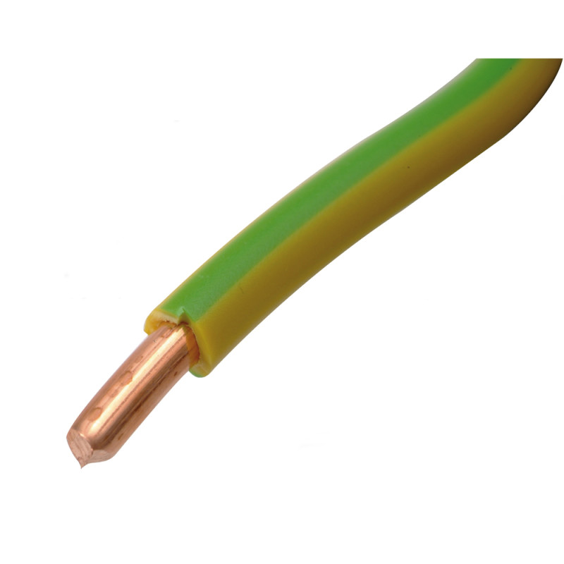 Câble VOB 2.5 mm² jaune et vert 100 m PROFILE