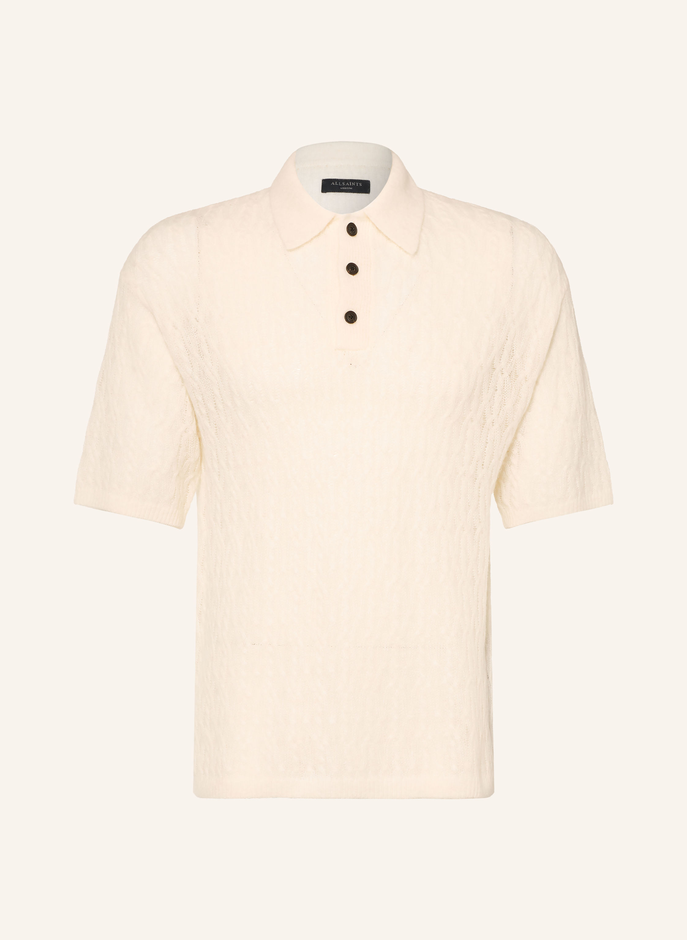 ALLSAINTS Strick-Poloshirt CYCLONE