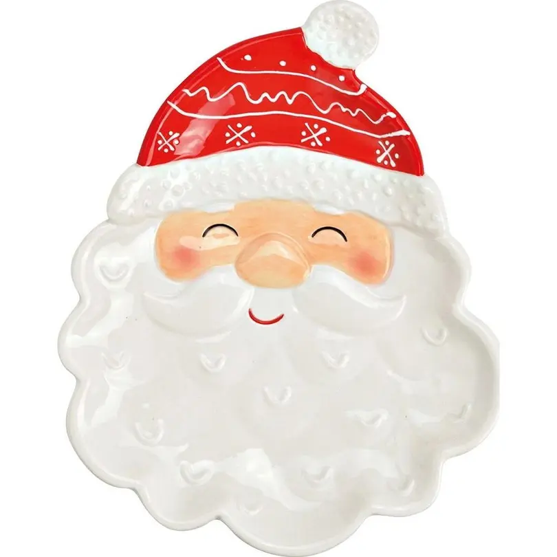 Flacher Teller 6er-Set Nikolaus