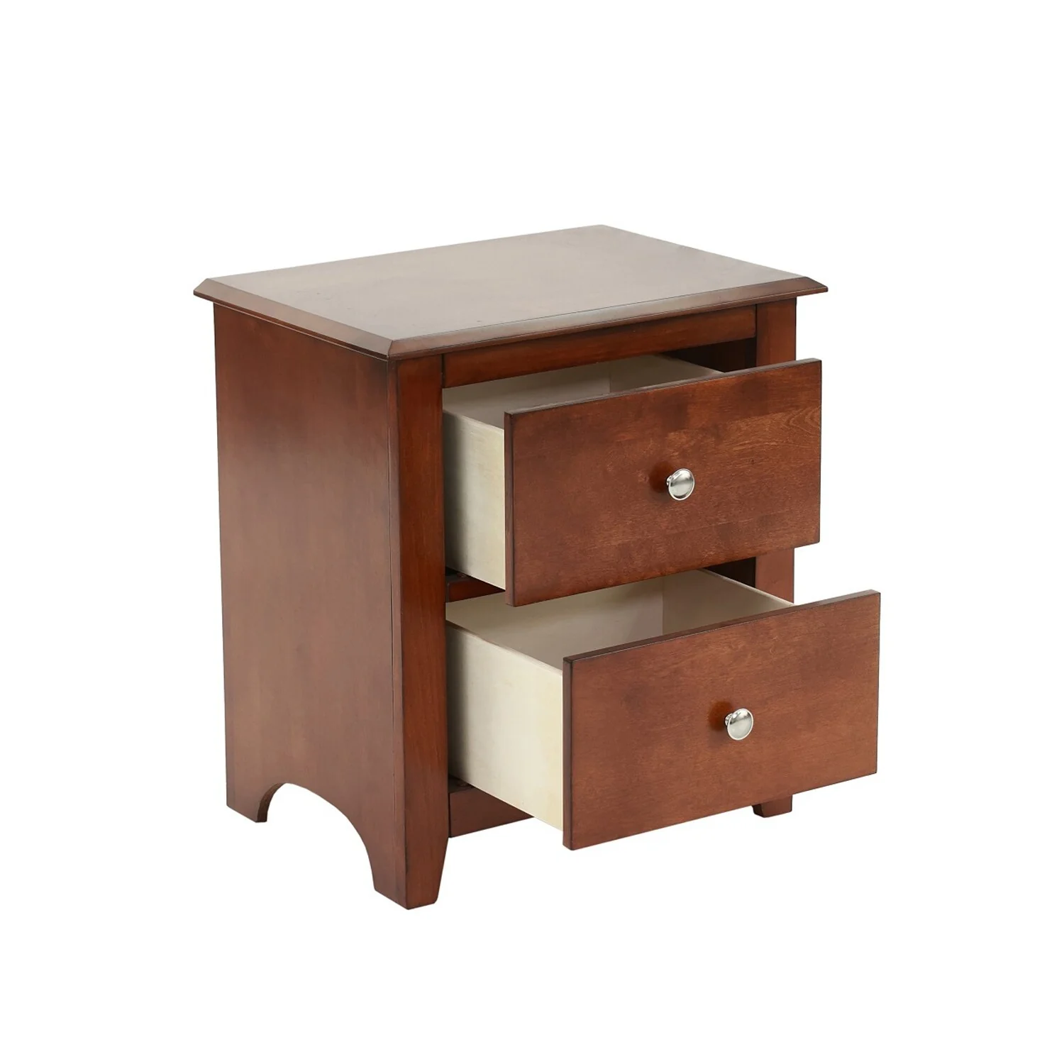 Selma Nightstand With 2 Drawers Storage