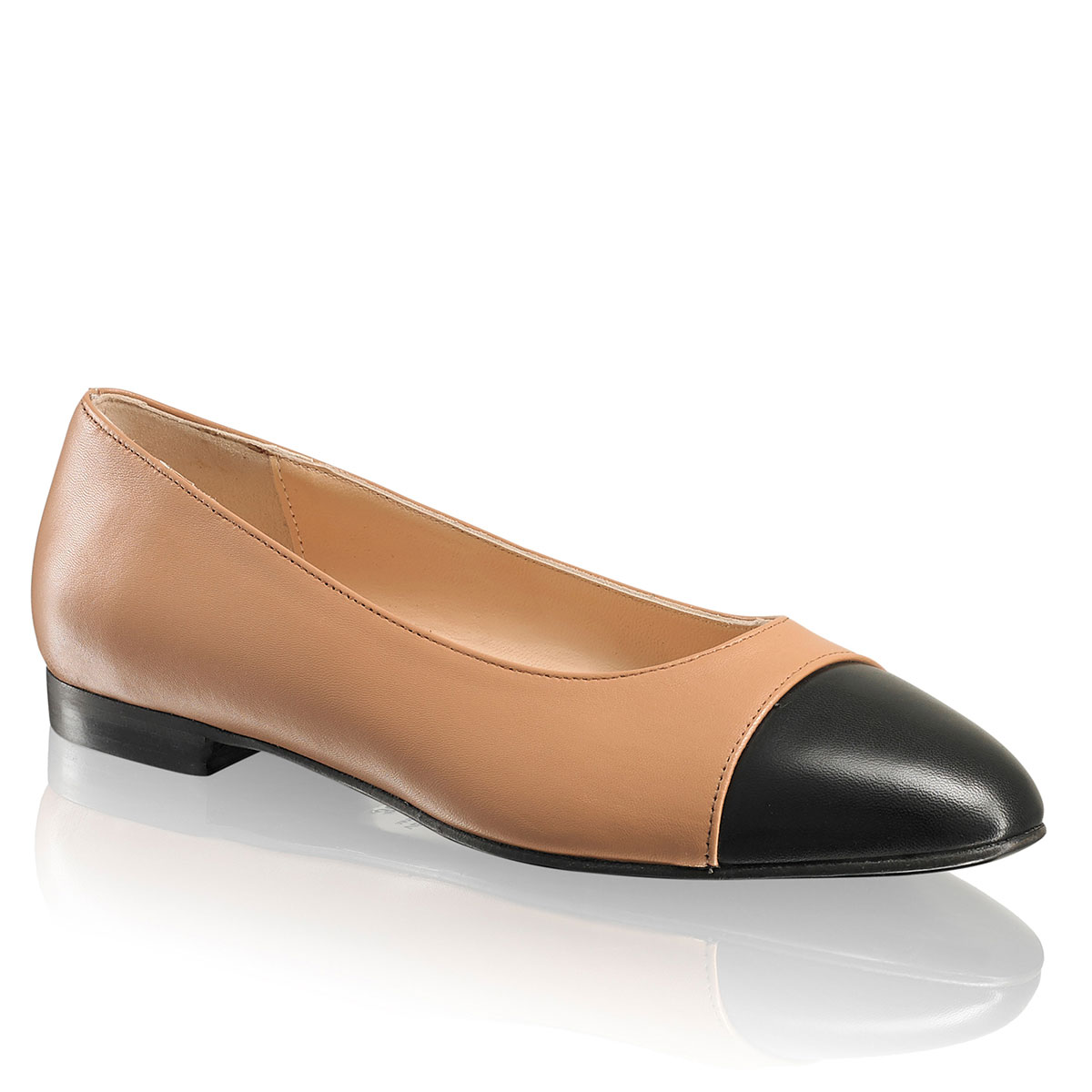 Russell & Bromley JEANIE Toe Cap Flat