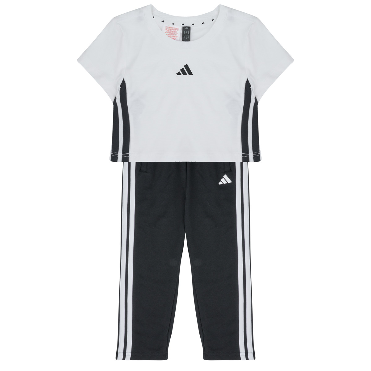 adidas - ESSENTIALS T-SHIRT SET - White / Black