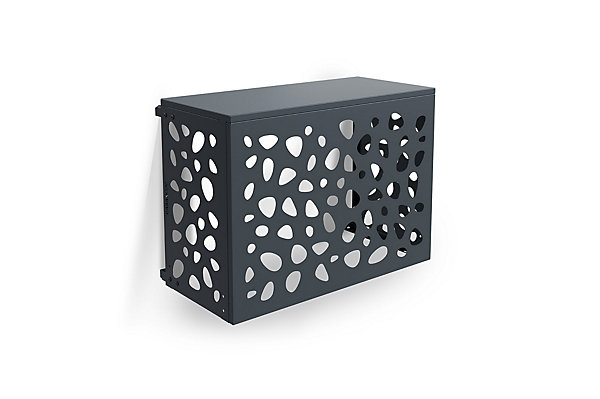 Cache clim aluminium gris Aneto Sunny - taille S