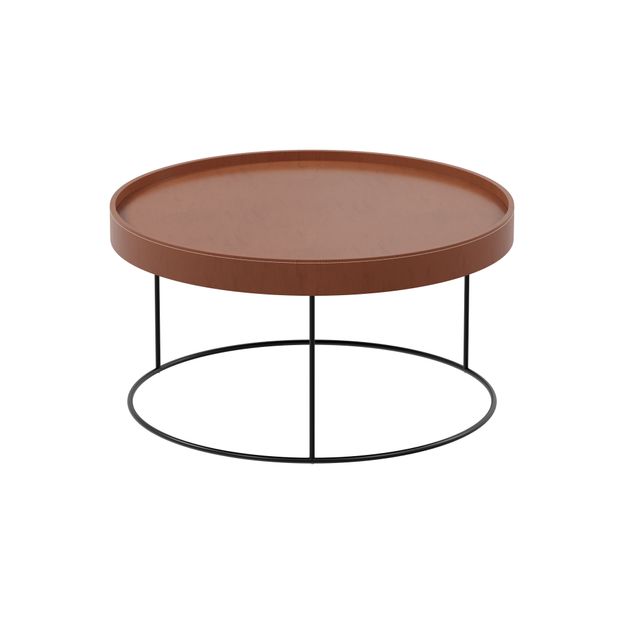 MESA DE CENTRO REDONDA 65 CM PELICANO
