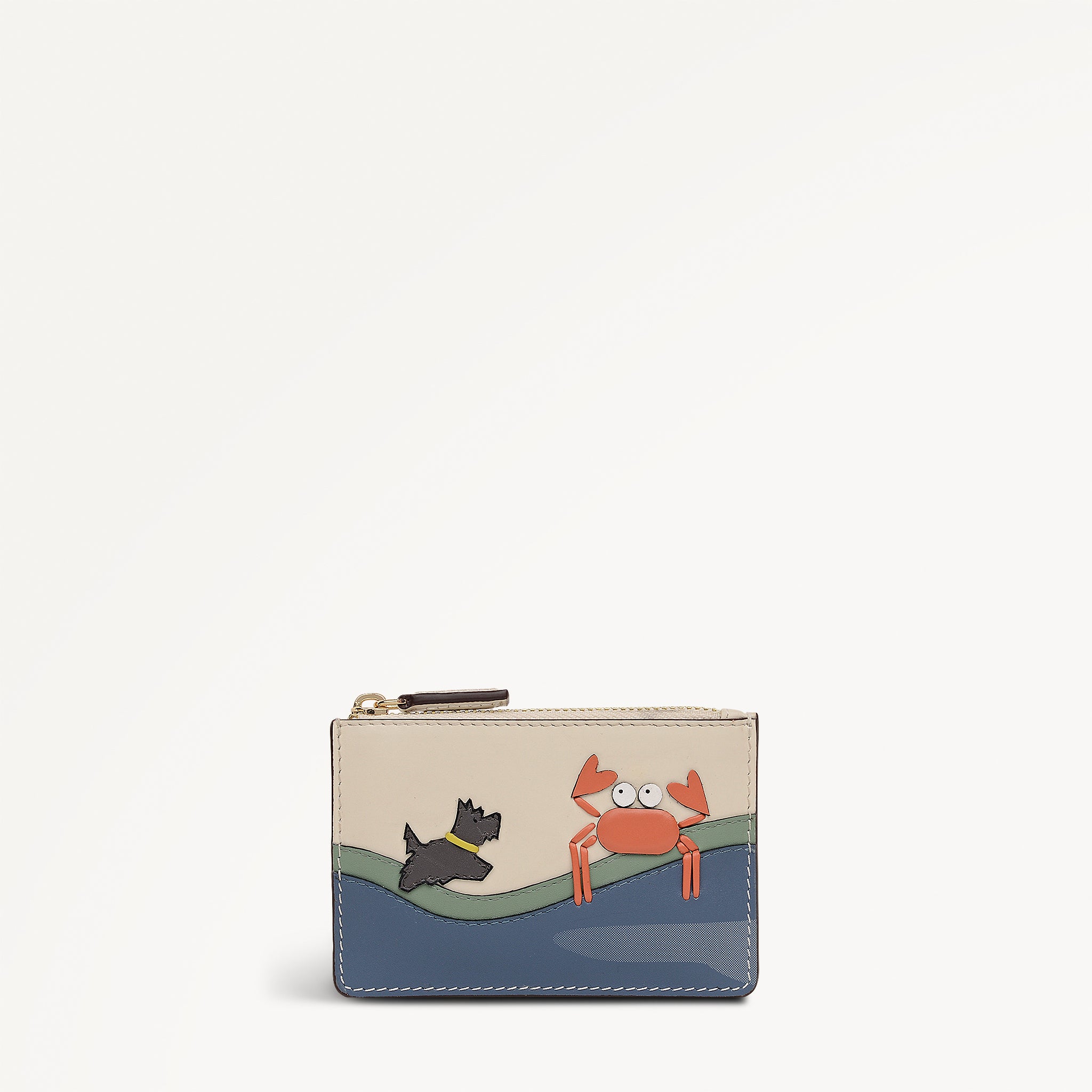 Clawde Crab - Small Zip Card & Coin Holder