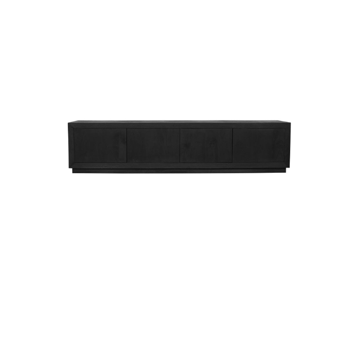 StarFurn Tv-meubel Brussel - Zwart Hout - 200x42x46cm