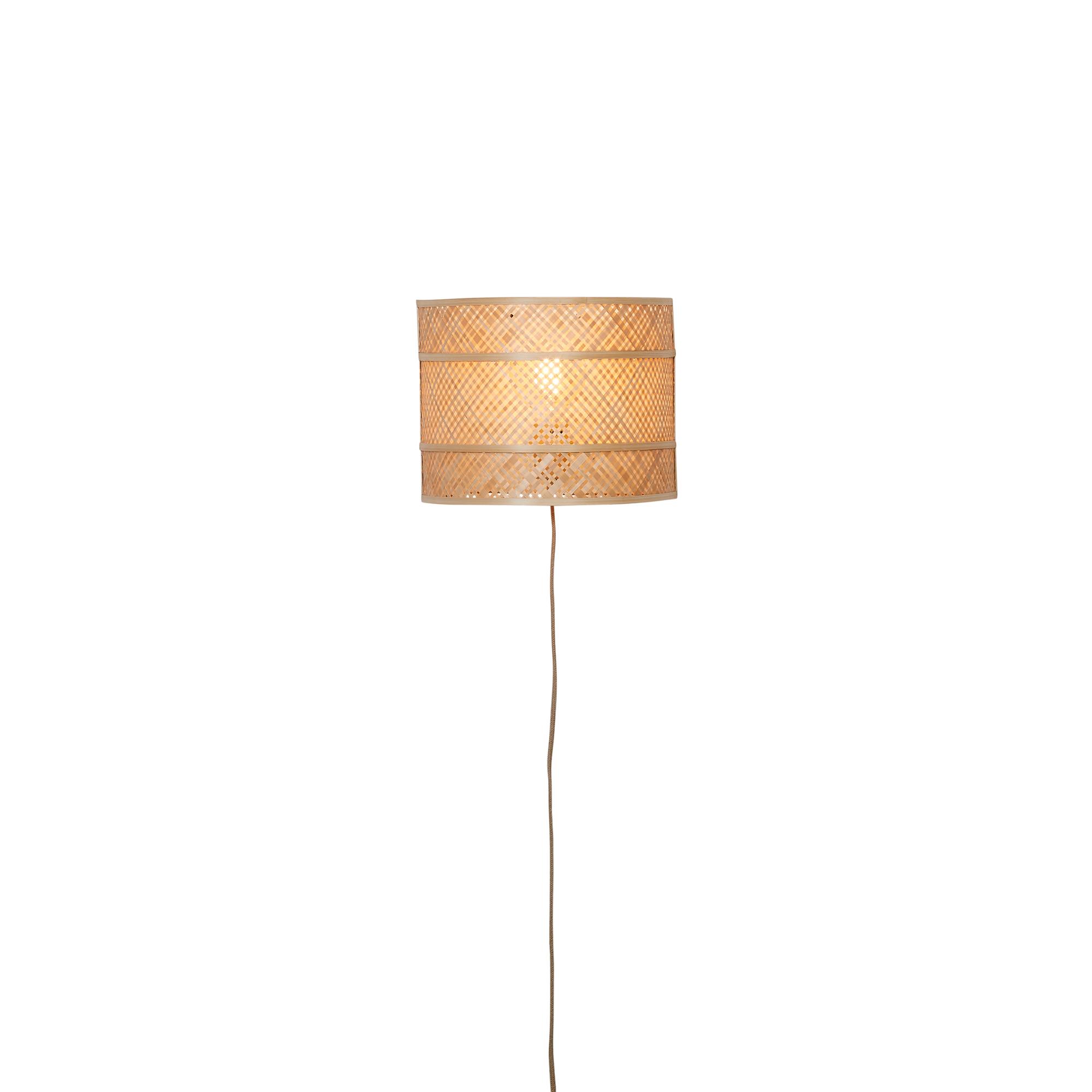 GOOD&MOJO wandlamp LANGKAWI - bruin - Ø32cm