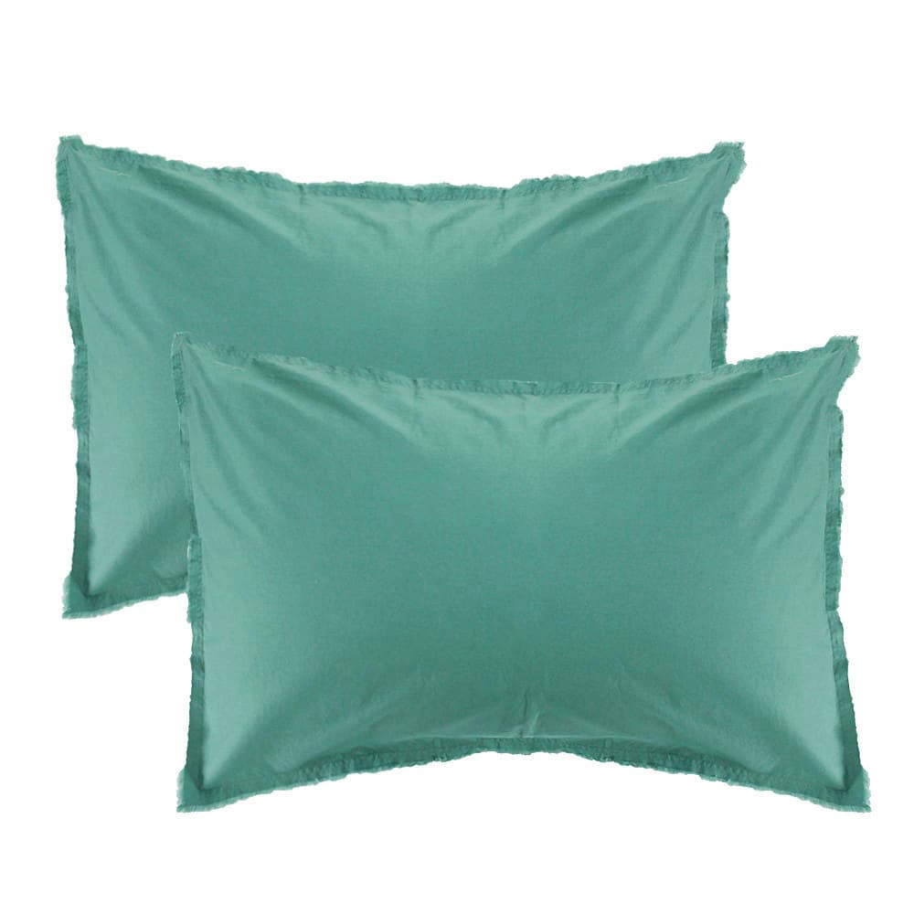 ZORA AGATE - Housse de couette pur coton 50x70 2 taies