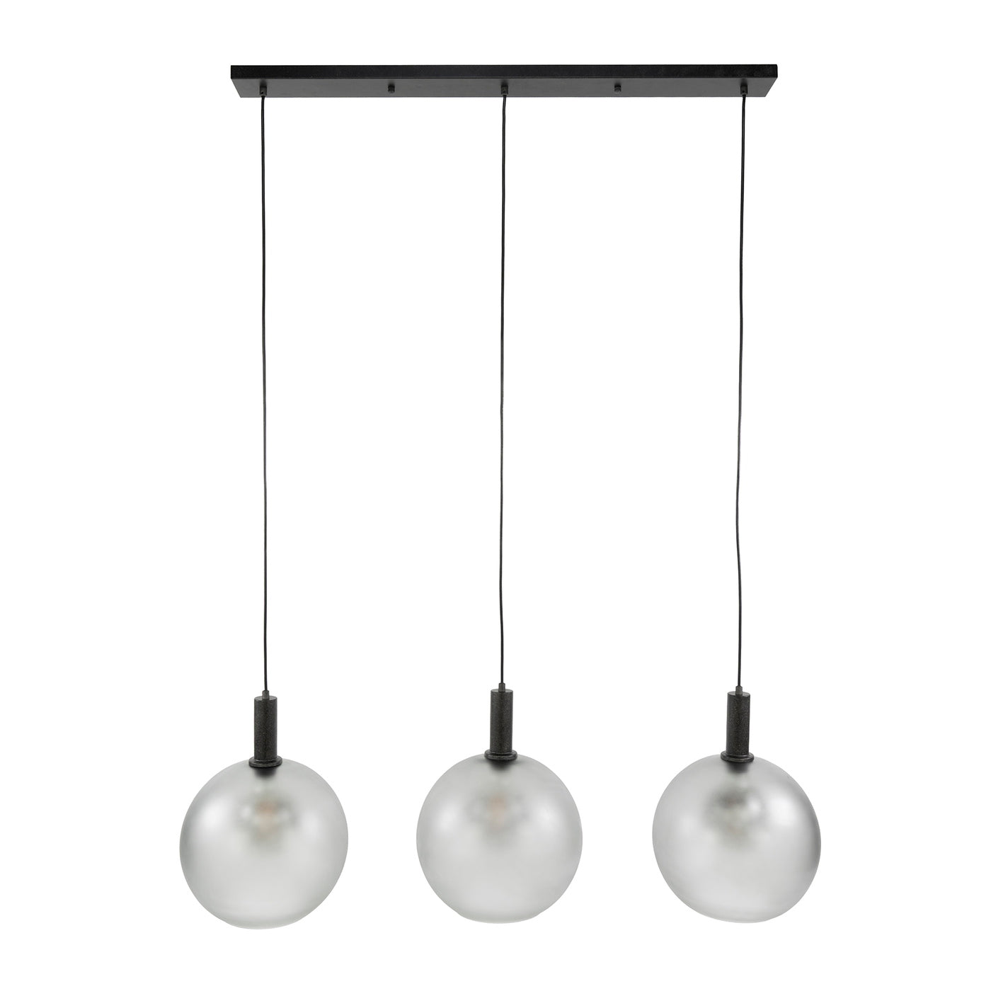 Giga Living Hanglamp Bubble Frosted - Grijs Glas - 110x30x150cm