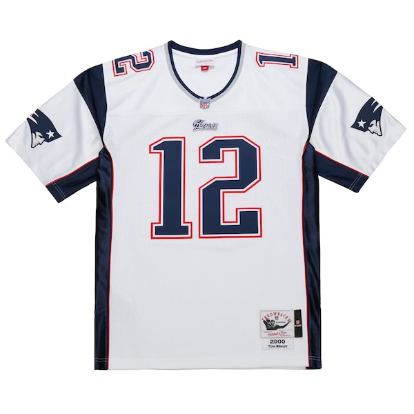 Tom Brady New England Patriots  2000 Big & Tall Legacy Replica Jersey - White