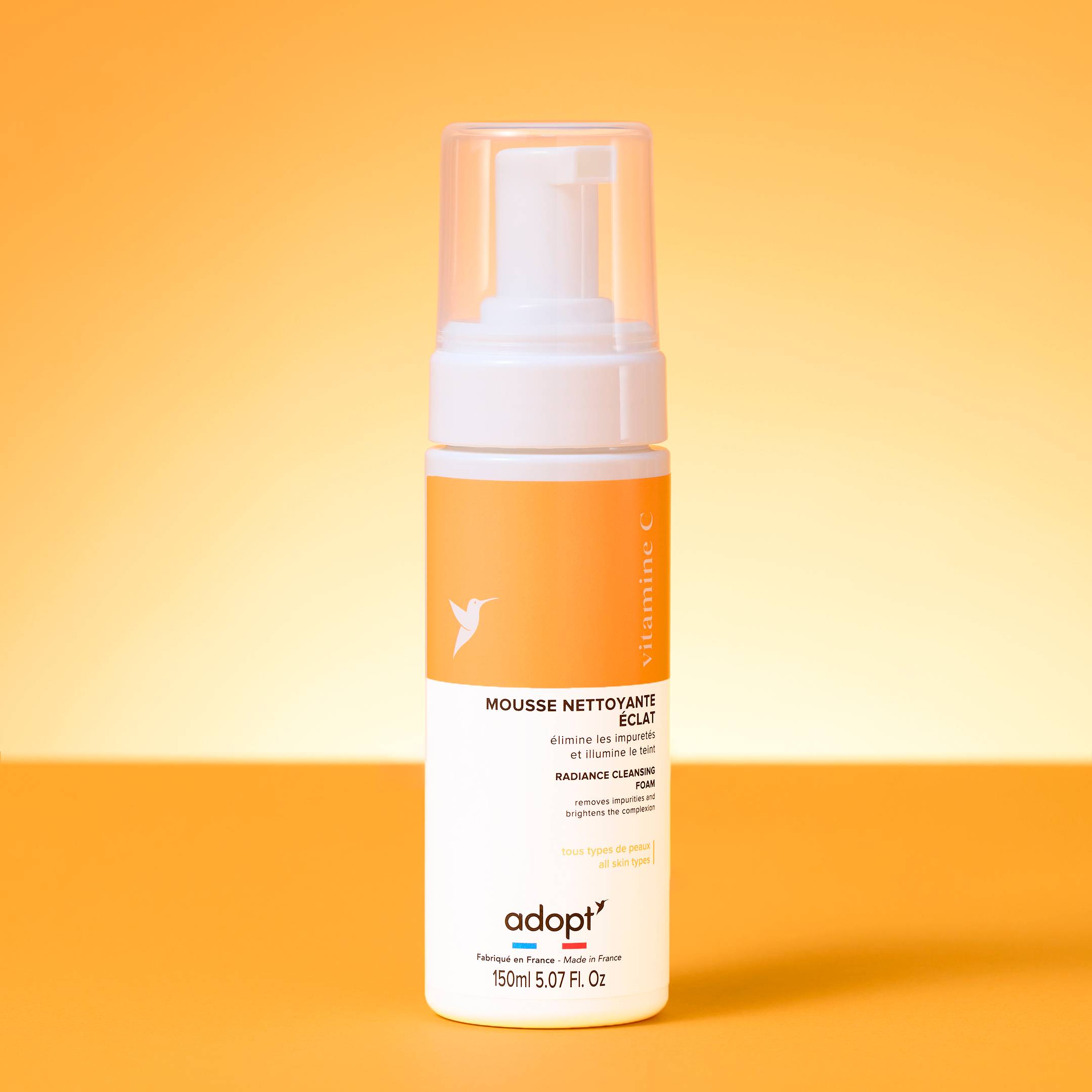 Hydratation & EclatMousse nettoyante éclat à la Vitamine C 150 ml