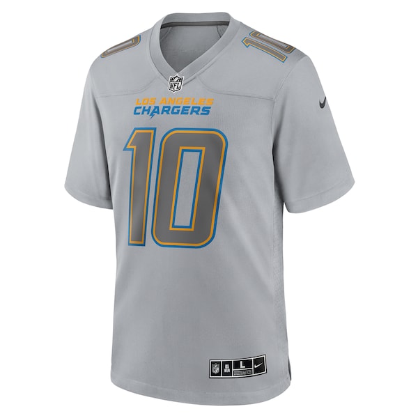 Los Angeles Chargers Nike Custom Atmosphere Fashion Game Jersey - Gray