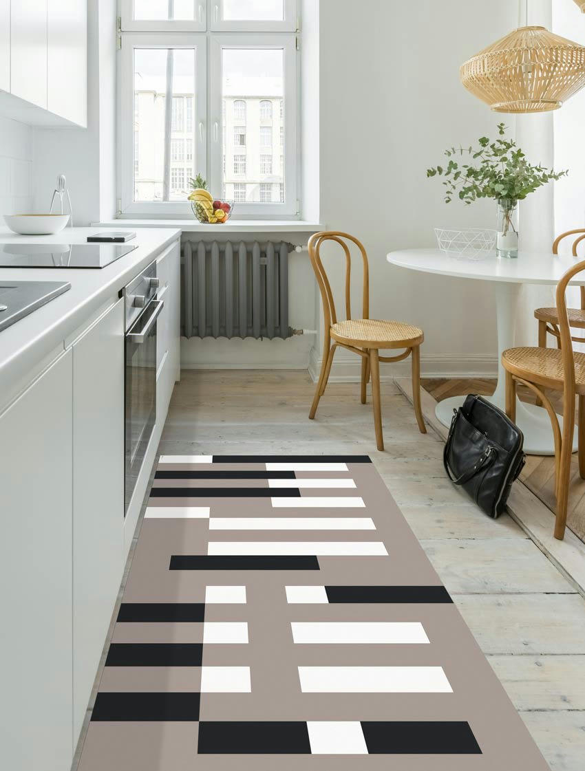 BAUHAUS - Tapis en vinyle Weimar multicolour 80x280