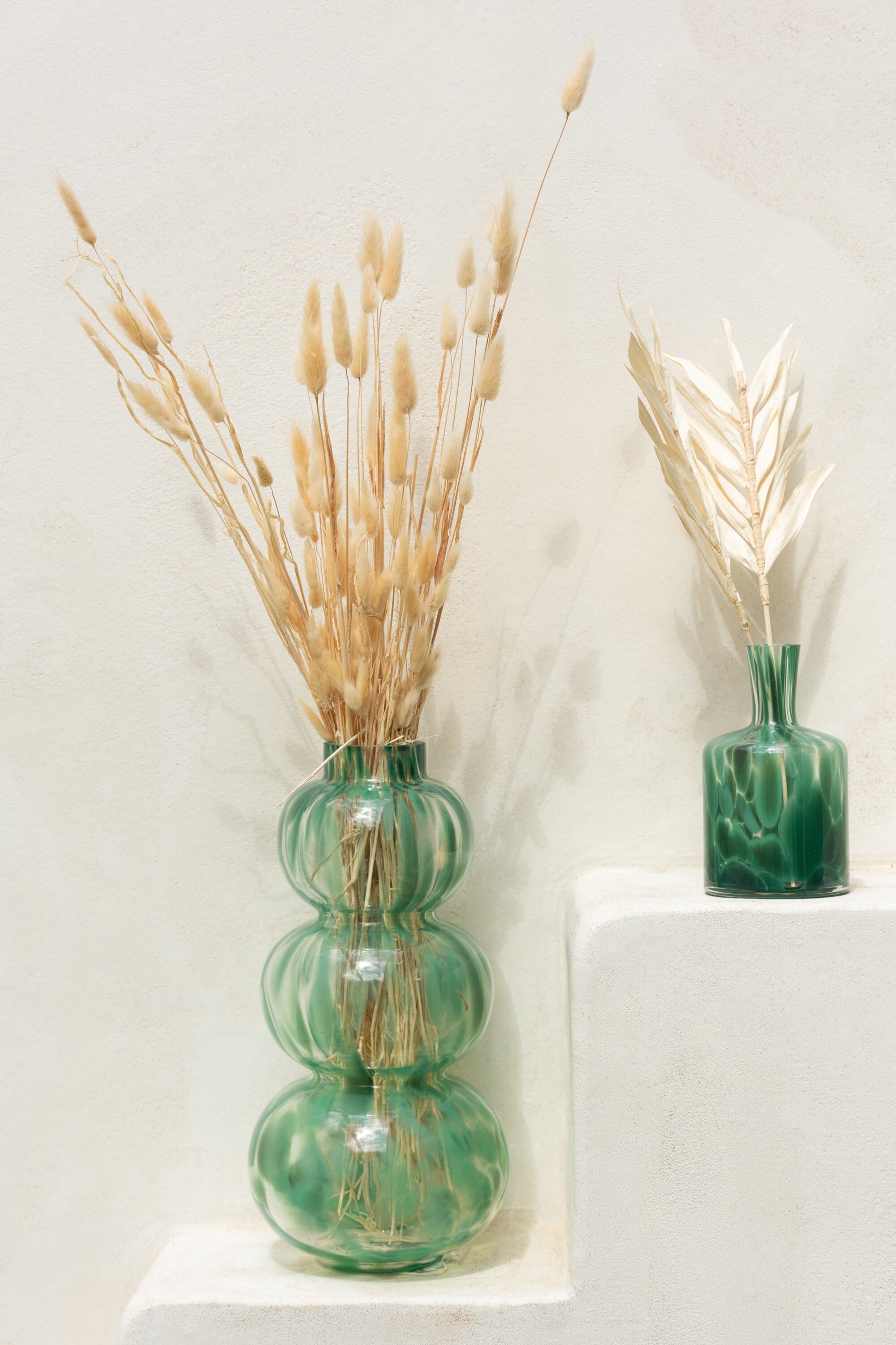 J-Line droogbloemen - Bundel Pluim Hazenstaart Gedroogd - r