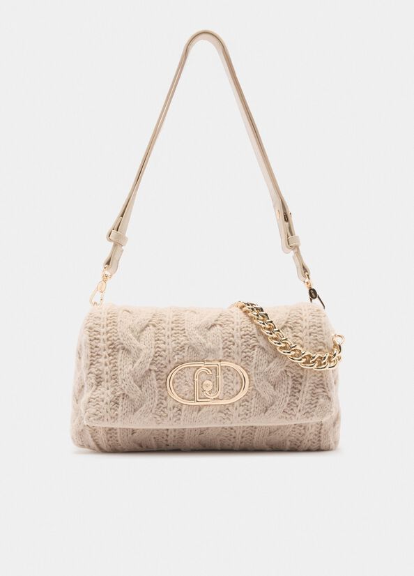 Borsa LaPuffy media in maglia