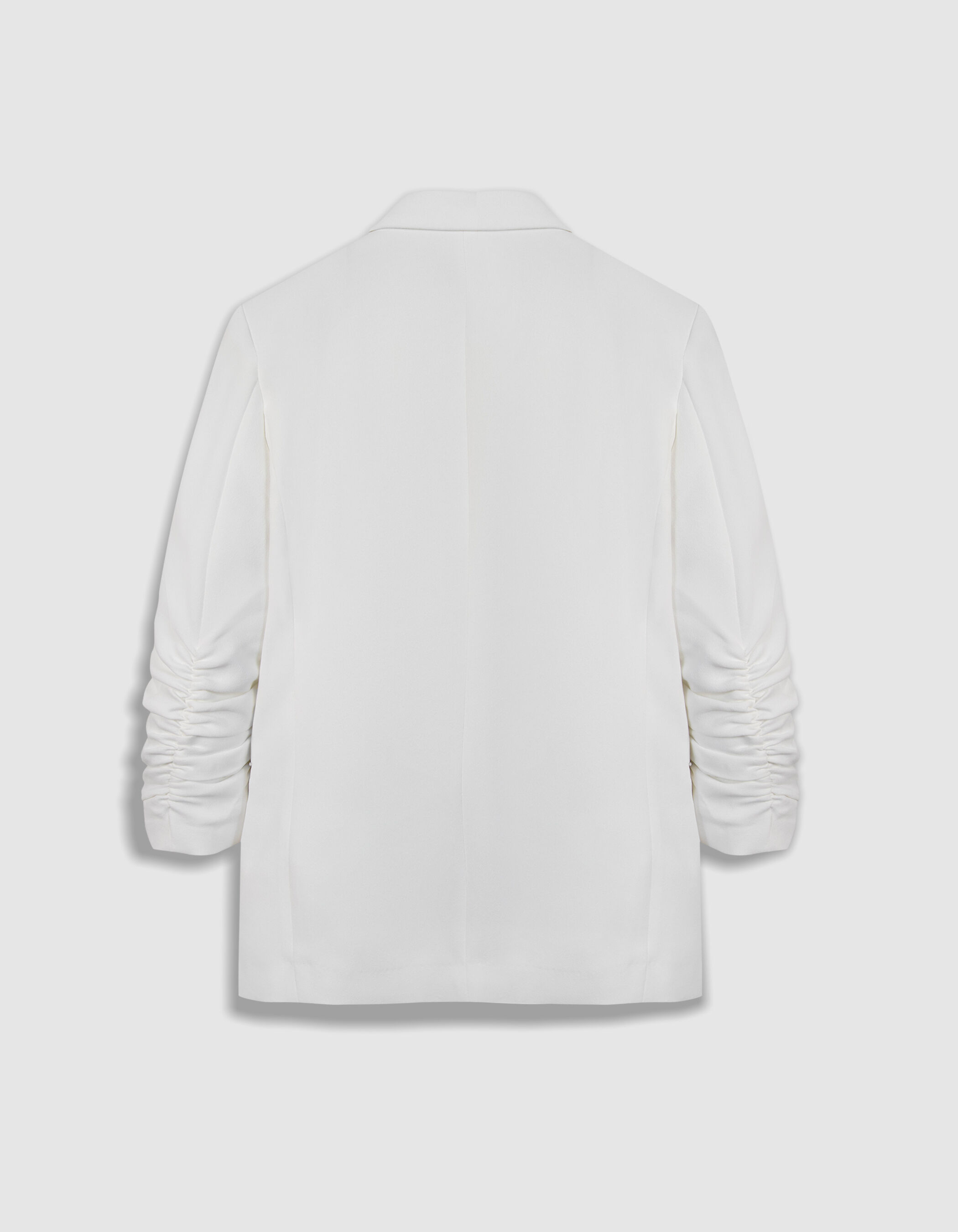 Veste de costume blanc cassé recyclé Femme