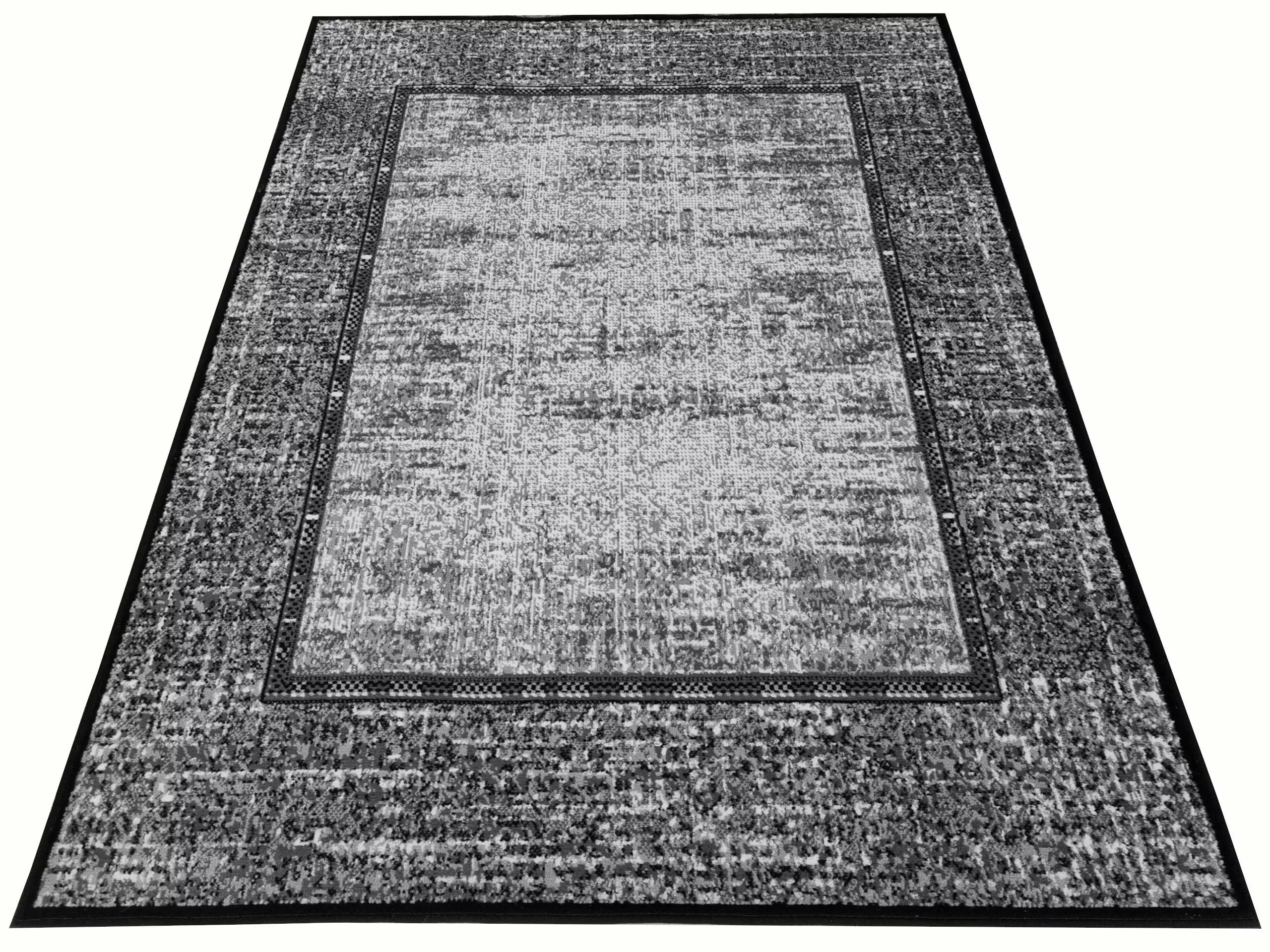 Dywan nowoczesny szary do salonu pokoju 003 - 70x130 cm - modny solidny