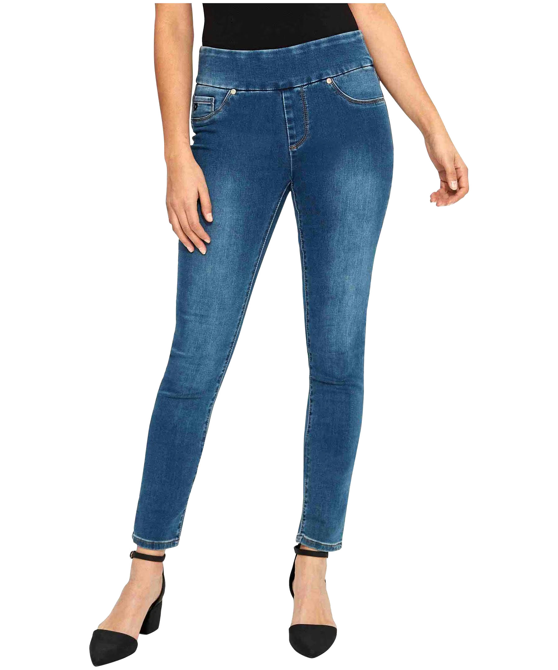 Lois Women's Liette Pull on Skinny Jeans - Medium Indigo