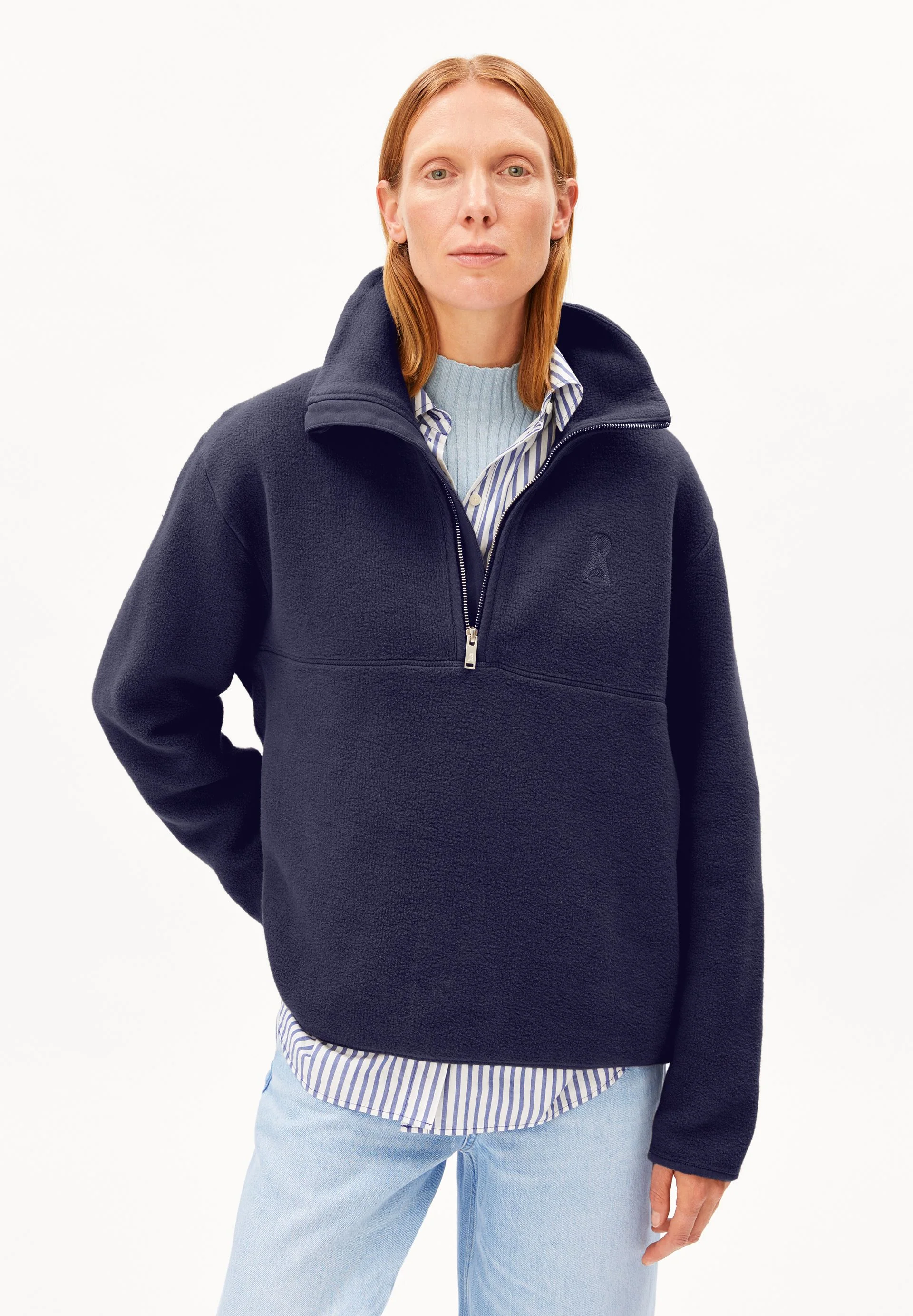 HAARLEENAA FLEECE-SWEATSHIRT