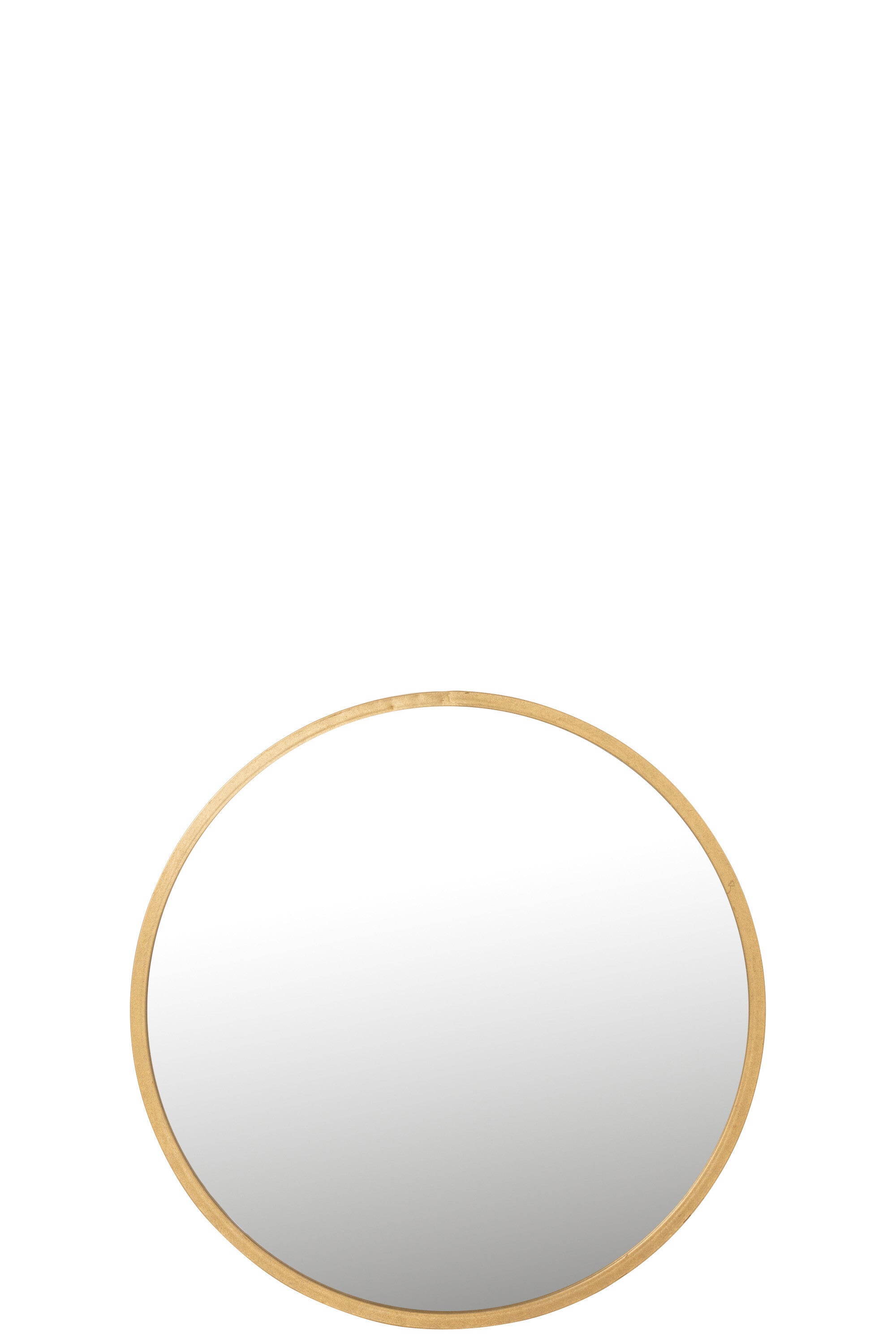J-Line spiegel Mona Rond - ijzer glas - goud - large - Ø 80 cm