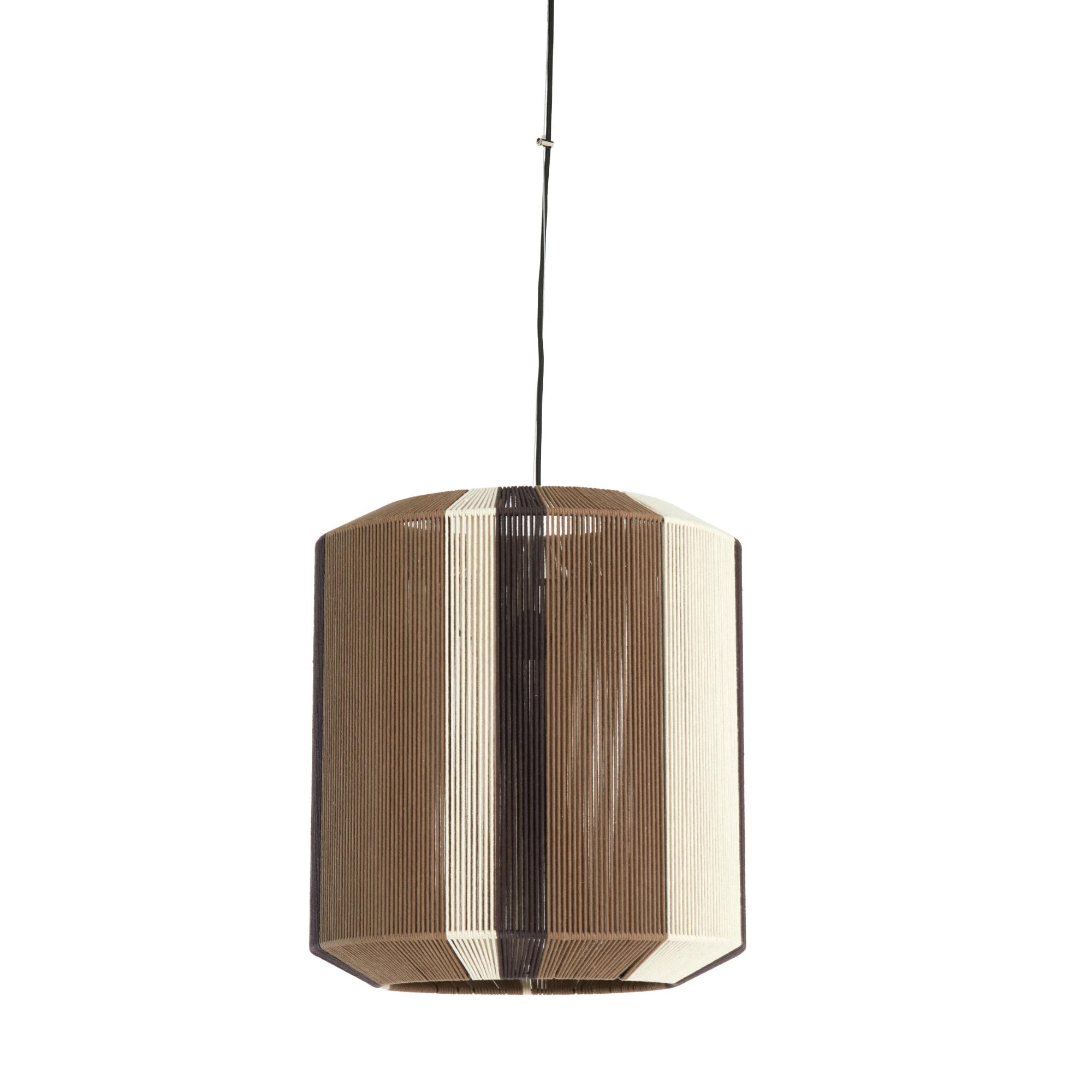 Light & Living hanglamp Kozana - bruin - Ø48cm