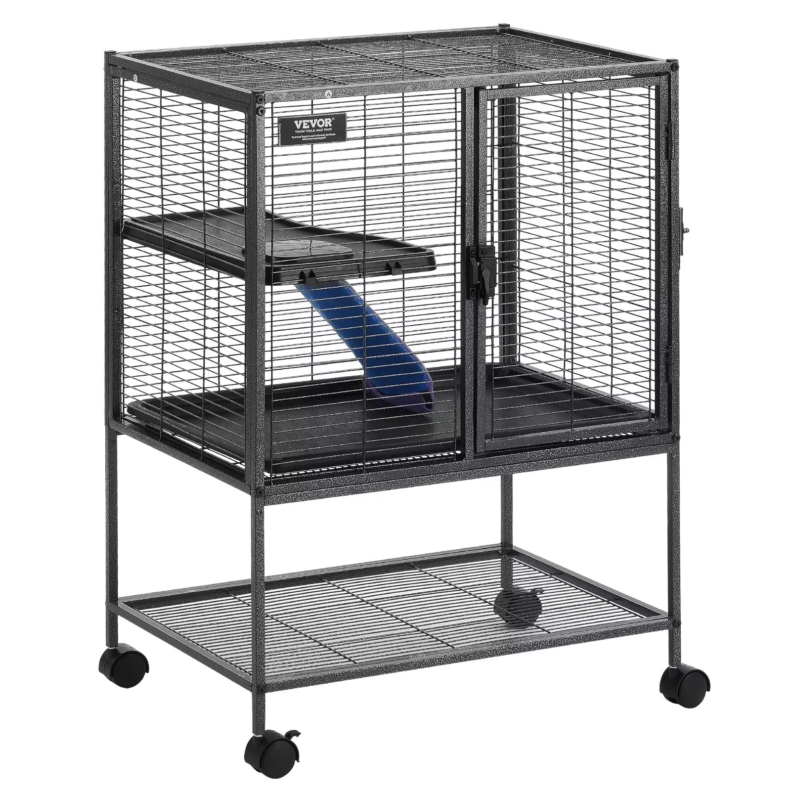 Metalowa Klatka dla Małych Zwierząt 86 cm