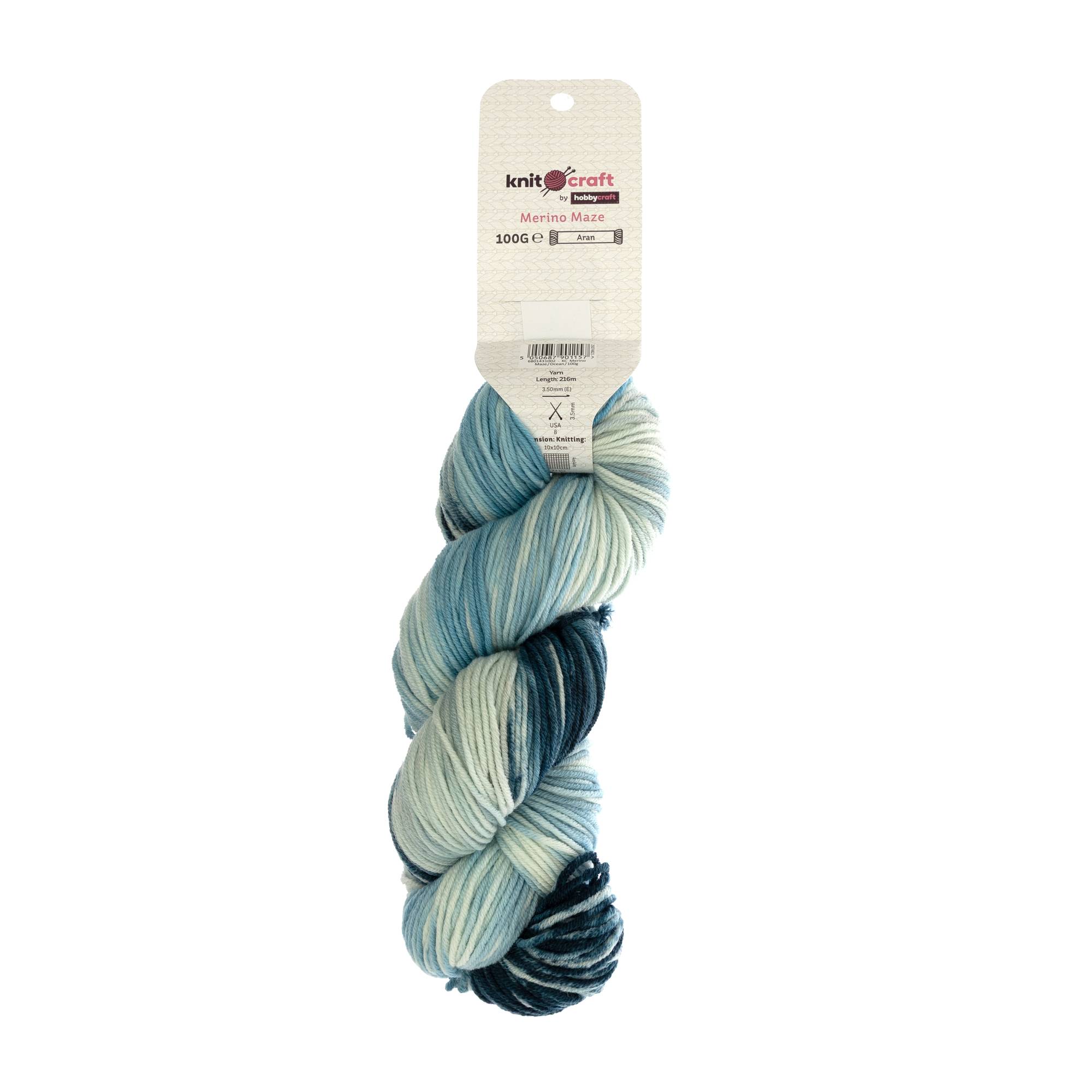 Knitcraft Ocean Merino Maze 100g