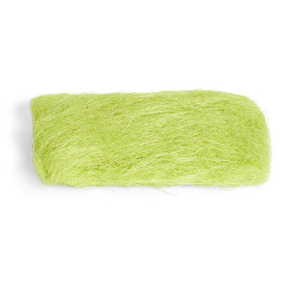 Fausse herbe en paille pour décor Pâques blanc ou vert