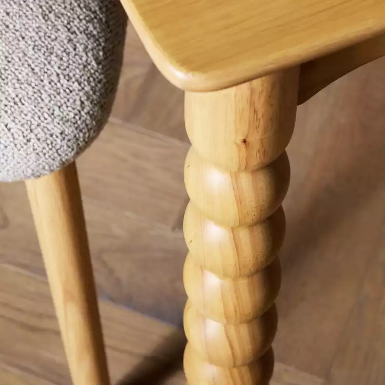 Habitat Blaire Bobbin Wood Veneer Dining Table - Oak