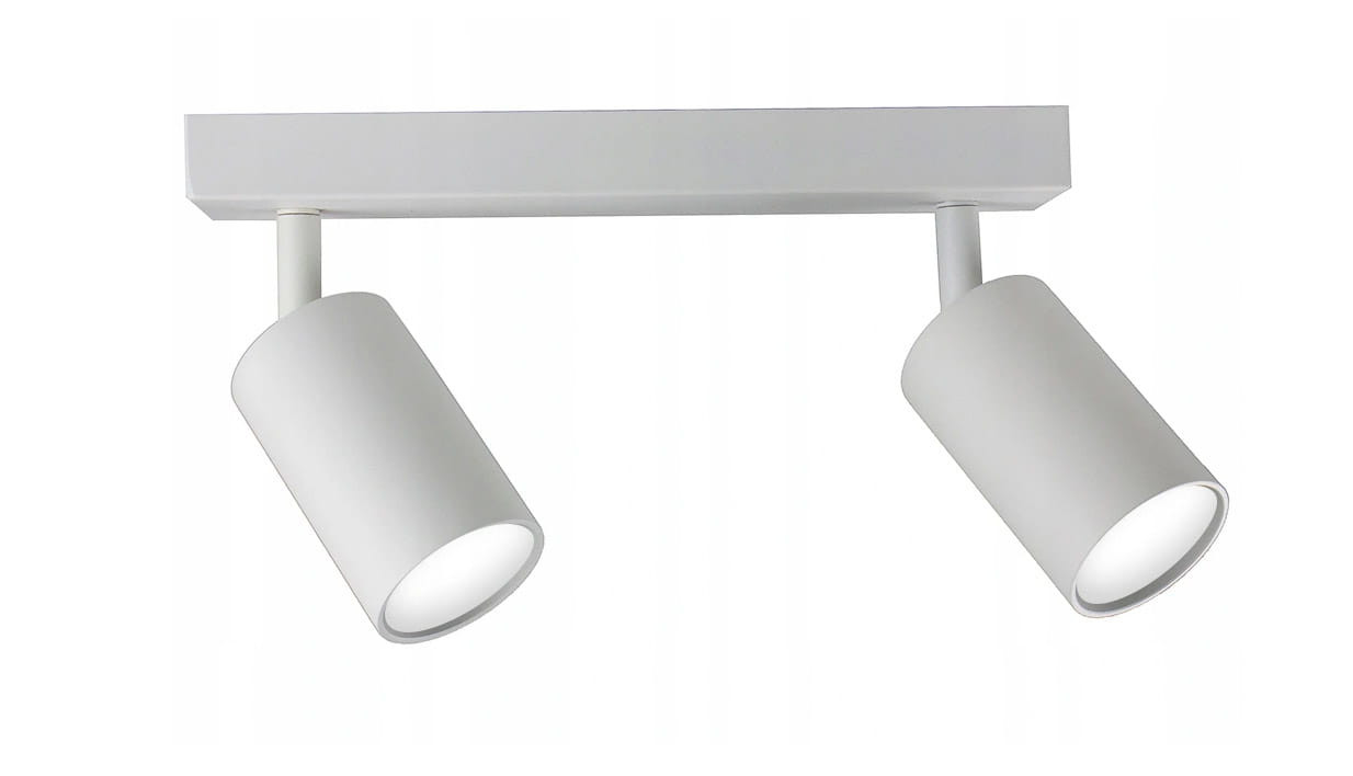 Lampa sufitowa Spoti 2xGU10 biała
